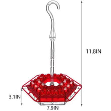 Load image into Gallery viewer, Ant Proof Hummingbird Feeder Outdoor Hanging Perch