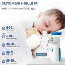 Load image into Gallery viewer, Portable Mini Mesh Nebulizer Adult & Kids