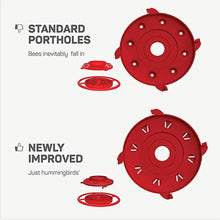 Load image into Gallery viewer, Hanging Bee Proof Hummingbird Water Feeders with Perch