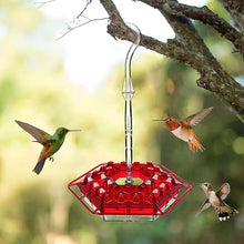 Load image into Gallery viewer, Ant Proof Hummingbird Feeder Outdoor Hanging Perch
