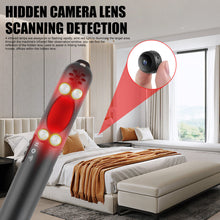 Load image into Gallery viewer, Hidden Camera Bug Detector and GPS Tracker for Hotels and Cars