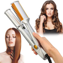 Load image into Gallery viewer, Professional 2 in 1 Rotating Iron Hair Brush