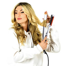 Load image into Gallery viewer, Professional 2 in 1 Rotating Iron Hair Brush
