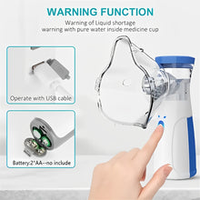 Load image into Gallery viewer, Portable Mini Mesh Nebulizer Adult & Kids