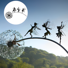 Load image into Gallery viewer, Fairy Steel Garden Sculptures