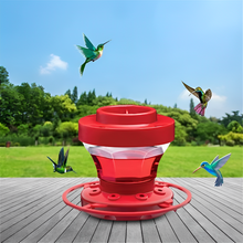 Load image into Gallery viewer, Hanging Bee Proof Hummingbird Water Feeders with Perch