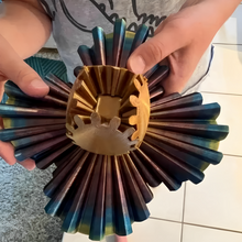 Load image into Gallery viewer, The Steampunk Whirling Wonder Fidget (Gear Ball)