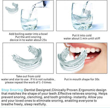 Load image into Gallery viewer, Anti Snoring Sleep Apnea Mouthpiece Guard