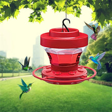 Load image into Gallery viewer, Hanging Bee Proof Hummingbird Water Feeders with Perch
