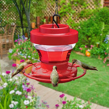 Load image into Gallery viewer, Hanging Bee Proof Hummingbird Water Feeders with Perch
