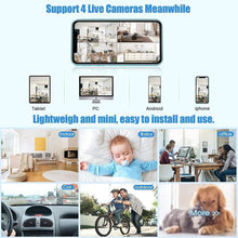 Load image into Gallery viewer, Mini Wireless Magnetic Camera with Audio and Video Live Feed
