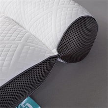 Load image into Gallery viewer, Ergonomic Goose Down Pillow, Cervical Support Comfort Down Pillow, Sleep Enhancing Pillow
