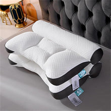 Load image into Gallery viewer, Ergonomic Goose Down Pillow, Cervical Support Comfort Down Pillow, Sleep Enhancing Pillow
