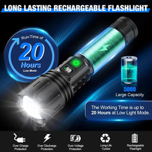 Load image into Gallery viewer, Super Bright LED Tactical Flashlight Rechargeable 100000 LM
