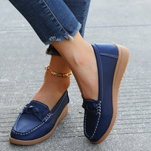 Load image into Gallery viewer, Women Shoes Soft Leather Slip on Walking Loafers Shoes
