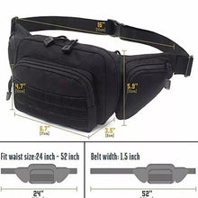 Load image into Gallery viewer, Tactical Waist Pack - Concealed Carry Fanny Pack Holster
