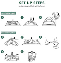Load image into Gallery viewer, 3 Seconds Instant Pop Up Tent - For Adventure &amp; Travel
