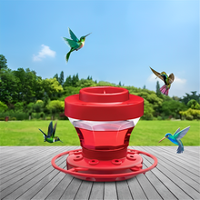 Load image into Gallery viewer, Hanging Bee Proof Hummingbird Water Feeders with Perch
