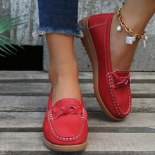Load image into Gallery viewer, Women Shoes Soft Leather Slip on Walking Loafers Shoes
