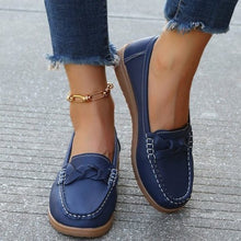 Load image into Gallery viewer, Women Shoes Soft Leather Slip on Walking Loafers Shoes
